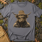 Highland Cow Beanie T-Shirt