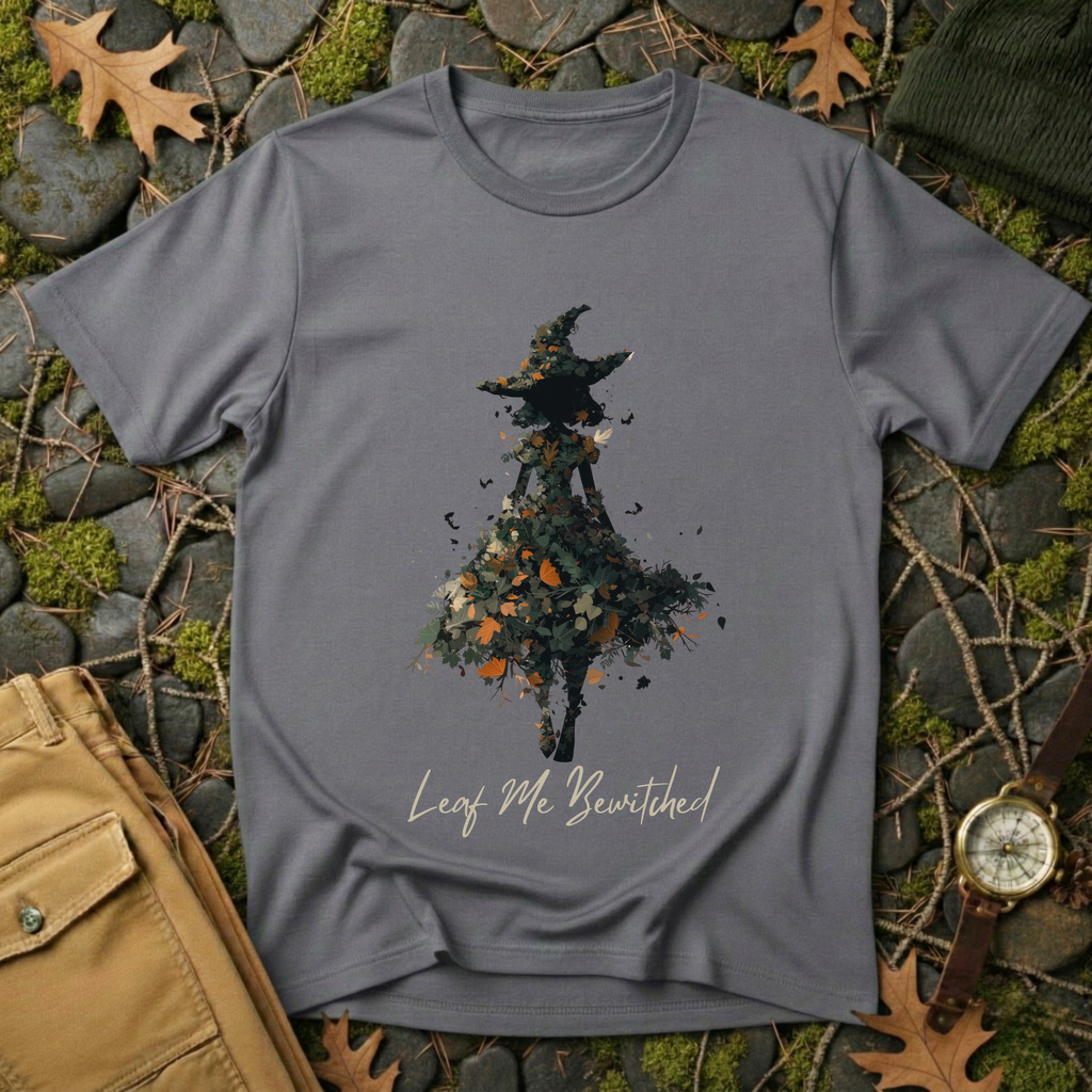 Leaf Me Bewitched Witch T-Shirt