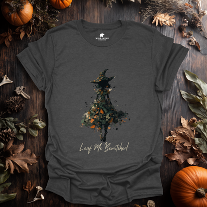 Leaf Me Bewitched Witch T-Shirt