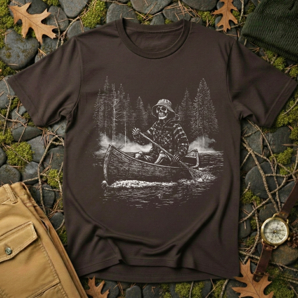 Skeleton Canoe T-Shirt