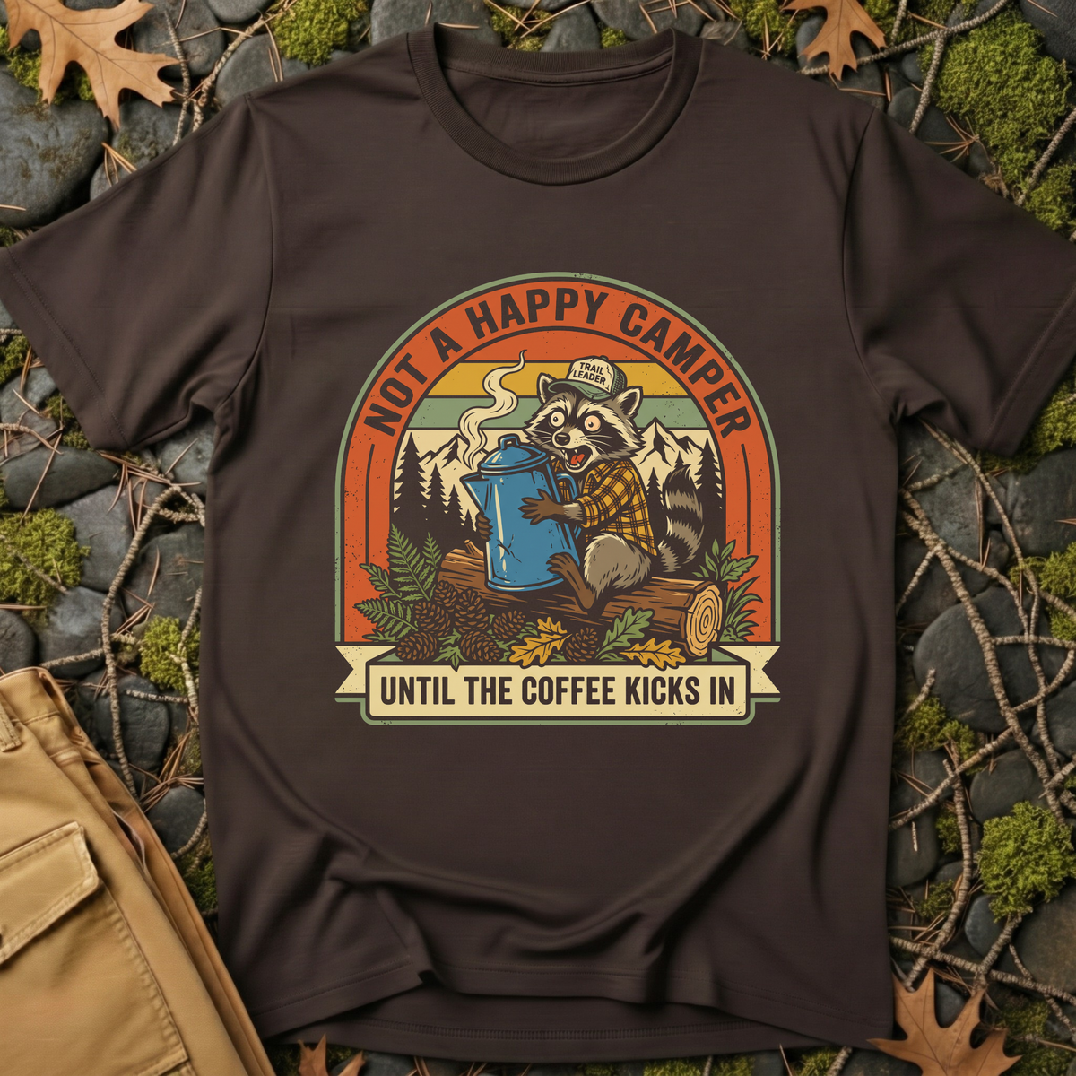 Happy Camper Raccoon T-Shirt