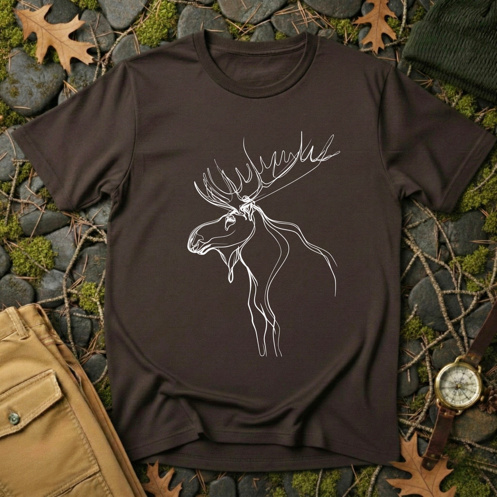 Minimalist Moose T-Shirt