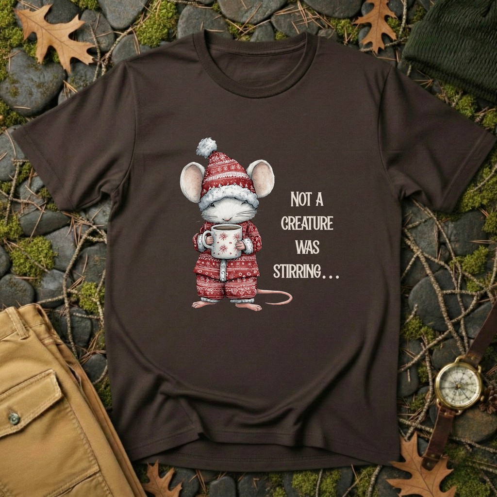 Not a creature was stirring… Christmas T-Shirt