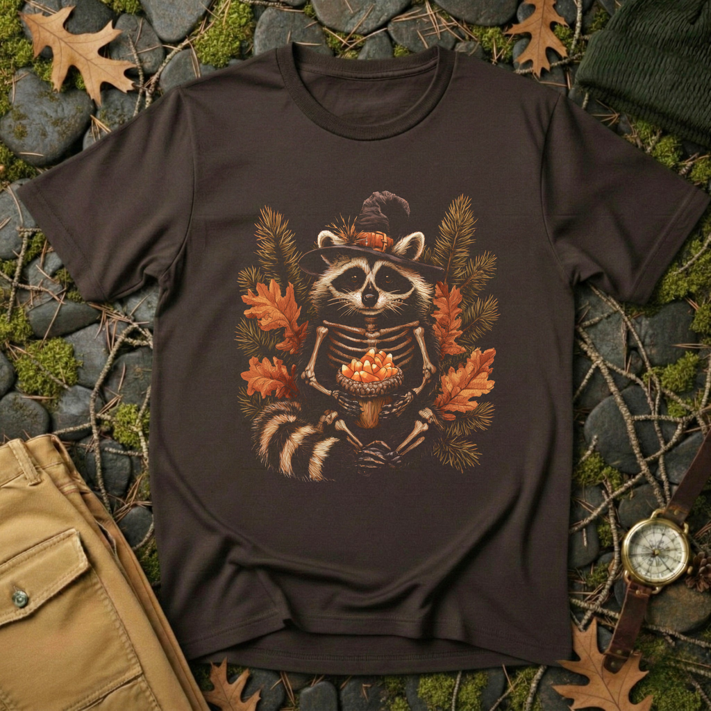 Skeleton Raccoon T-Shirt