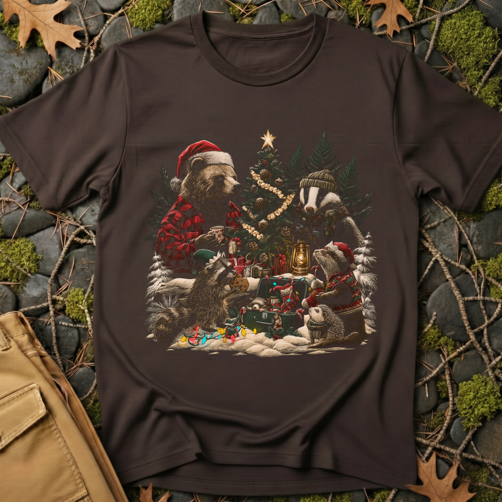 Woodland Christmas Gathering T-Shirt