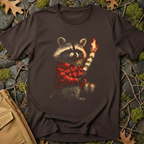 Flaming Marshmallow Raccoon T-Shirt