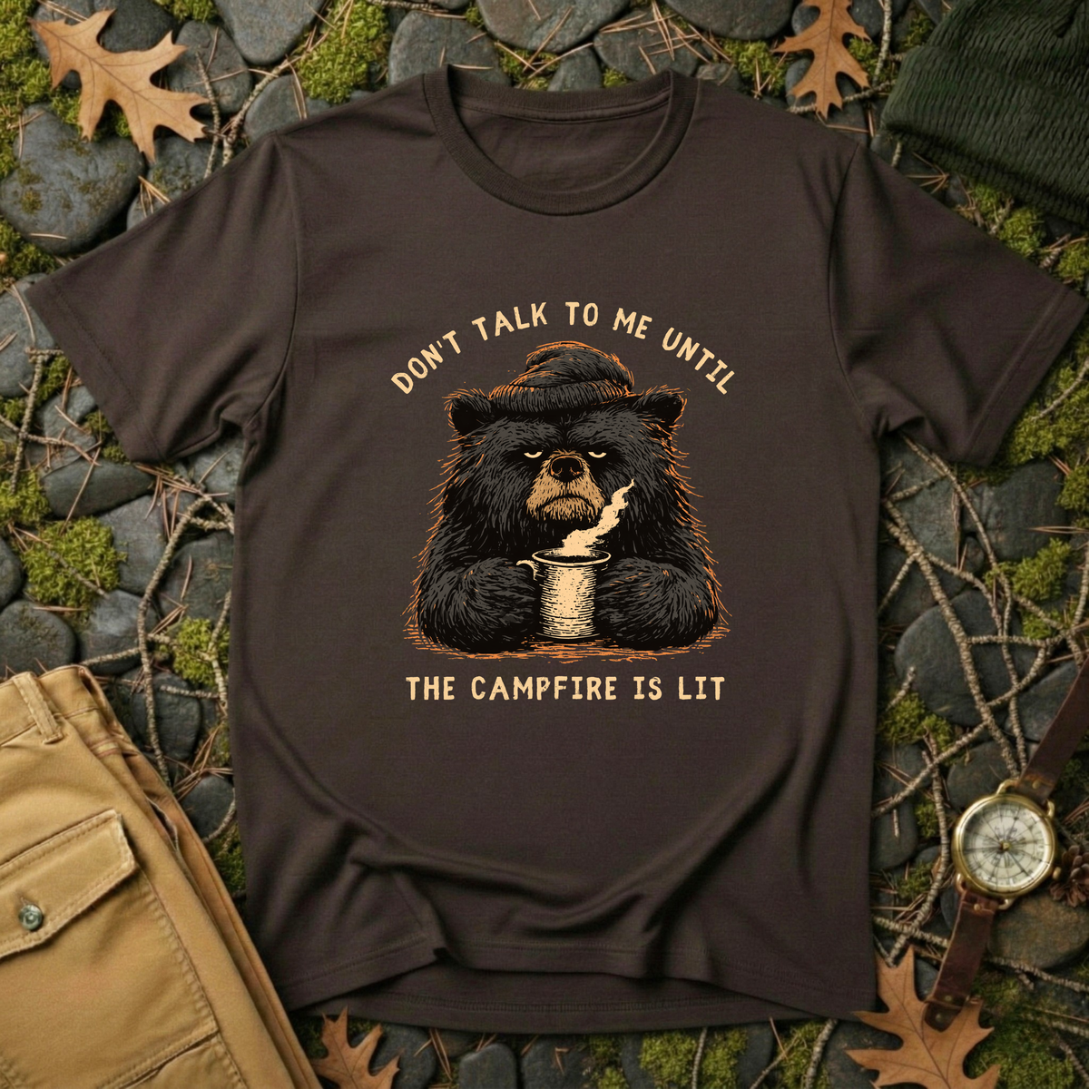 Campfire Bear T-Shirt