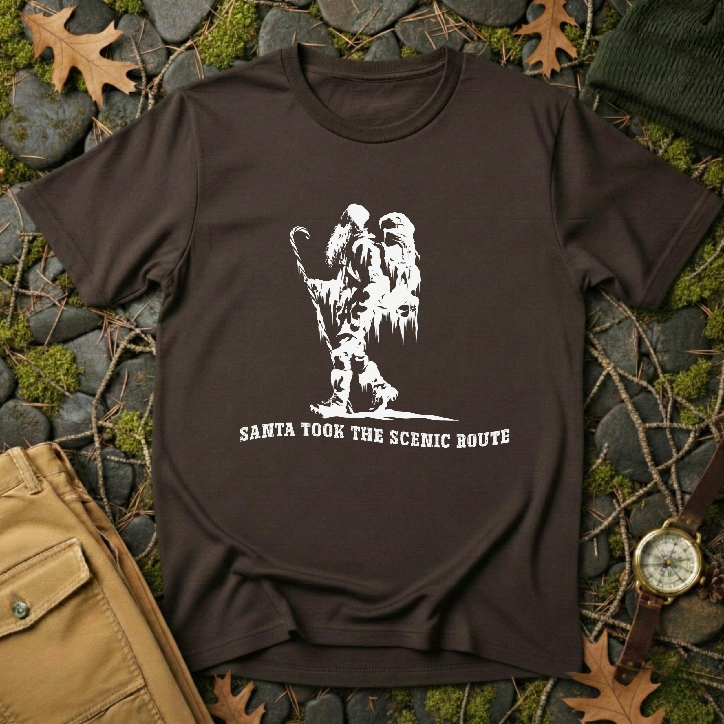 Santa Took the Scenic Route T-Shirt