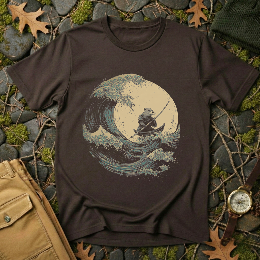 Great Wave Otter T-Shirt