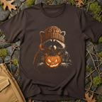 Pumpkin Canteen Raccoon T-Shirt