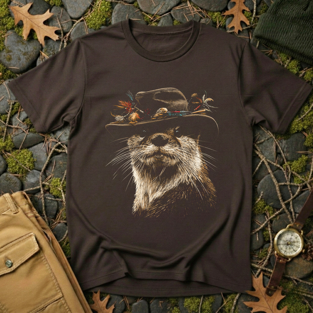 Fly Fishing Otter T-Shirt