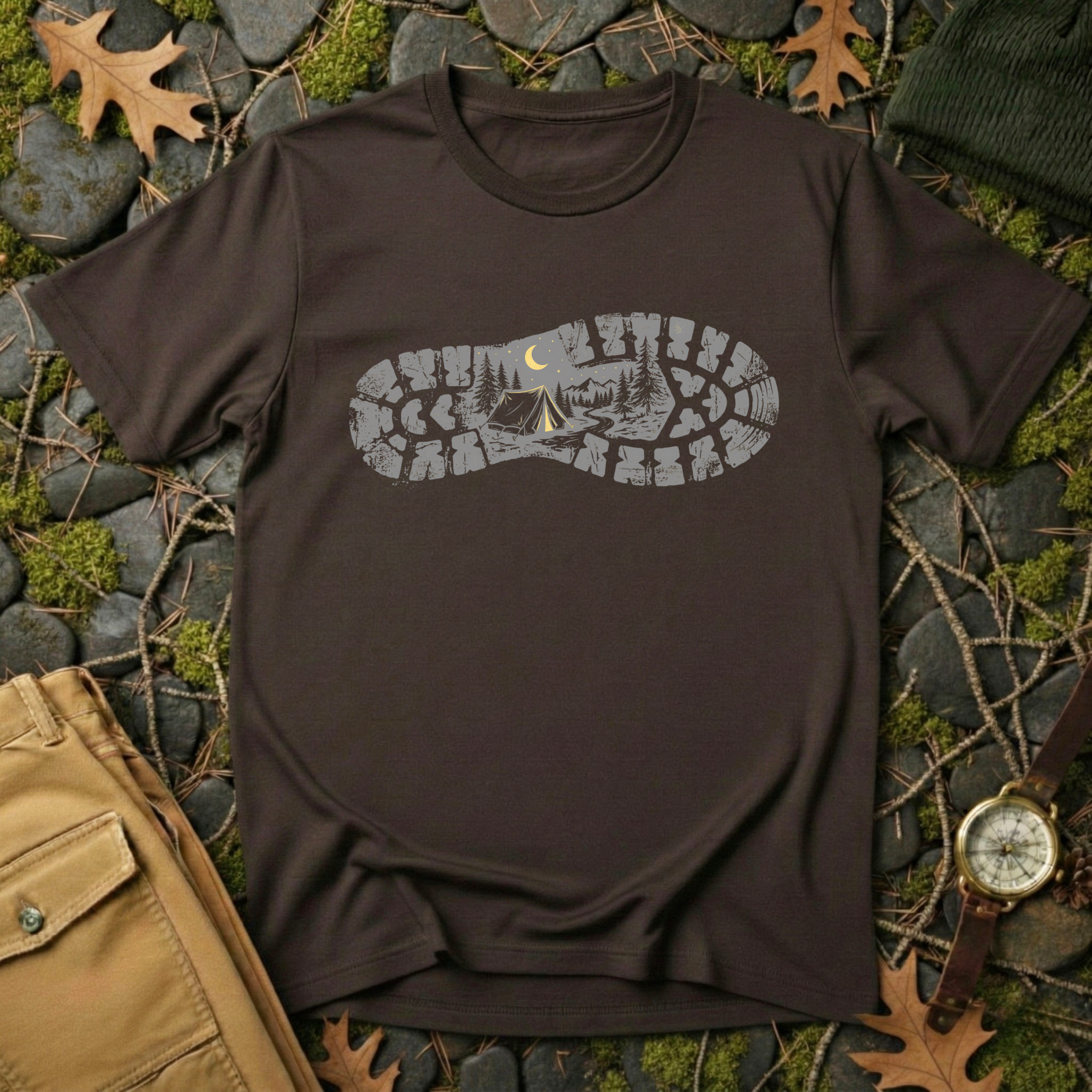 Trail Print T-Shirt