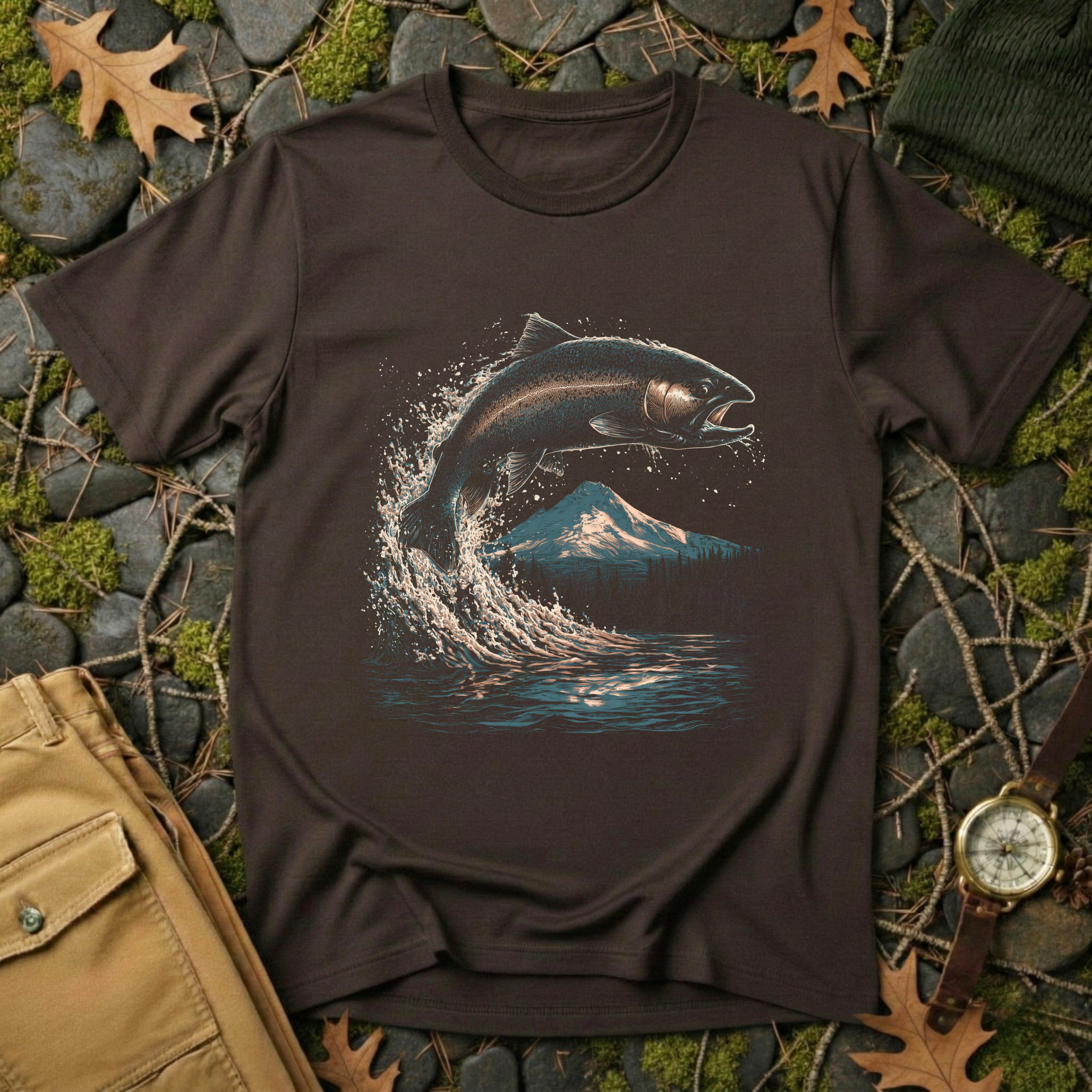 Leaping Salmon T-Shirt