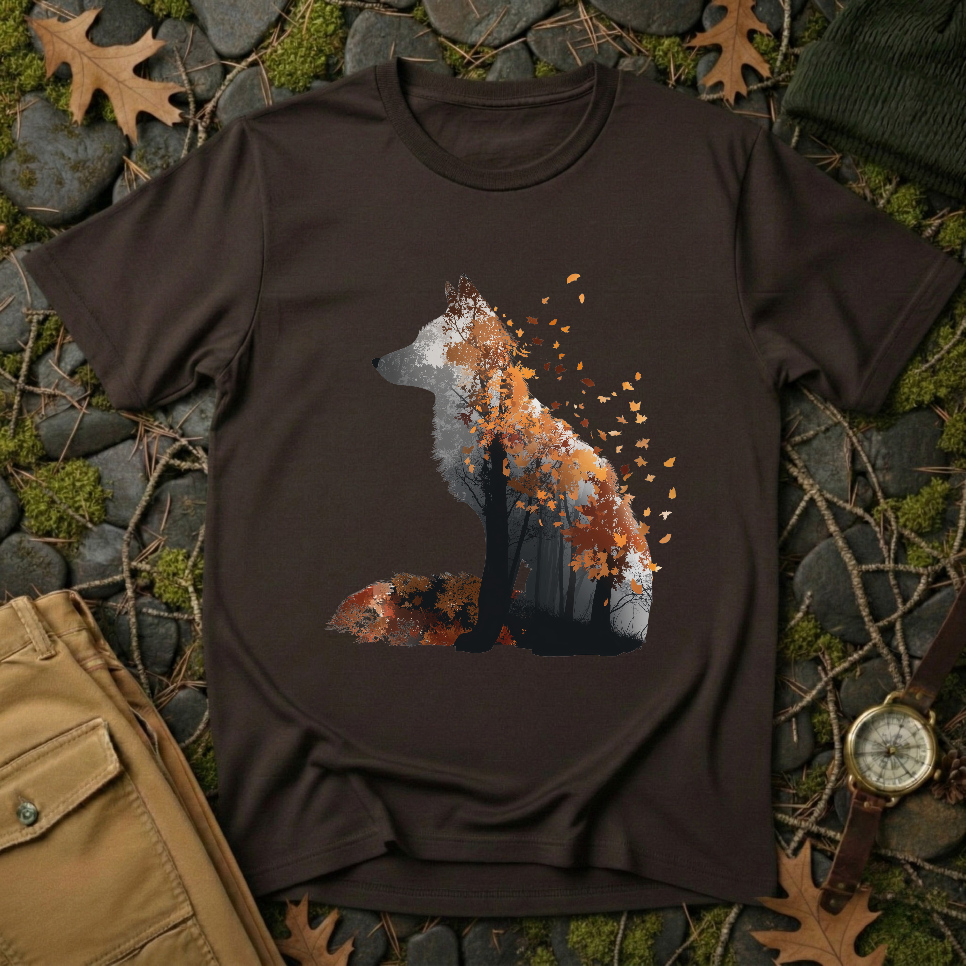 Autumn Wolf Nature T-Shirt
