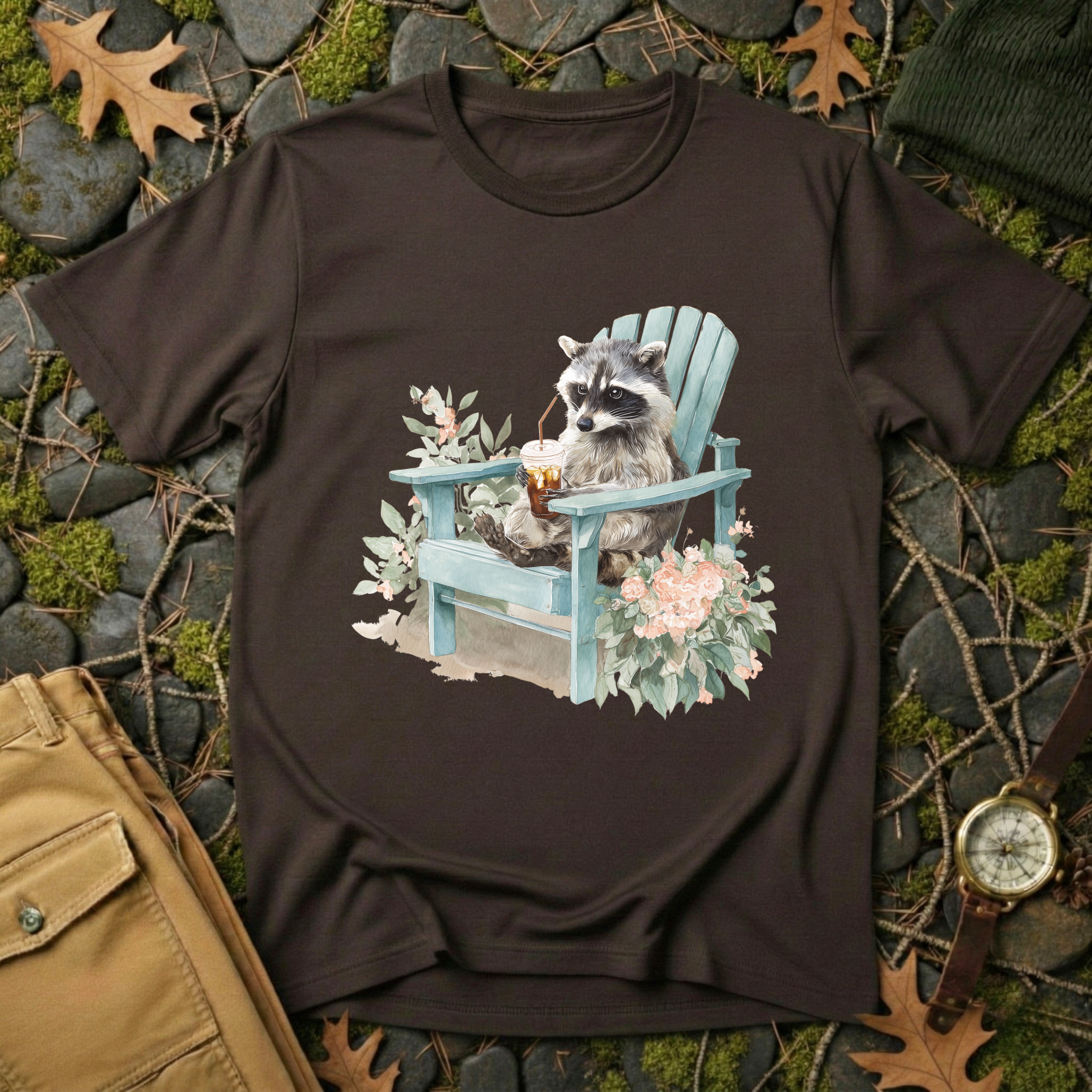 Wild & Unbothered Raccoon T-Shirt