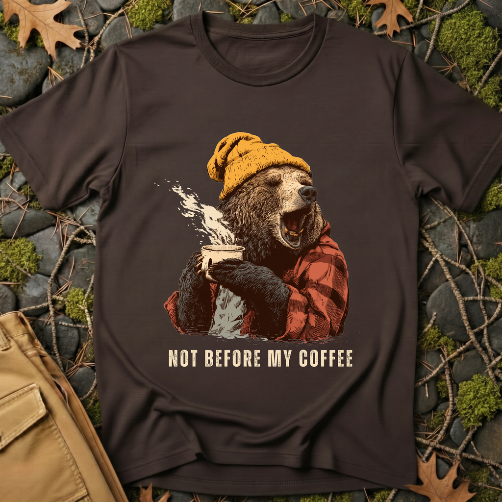 Not Before My Coffee Bear T-Shirt