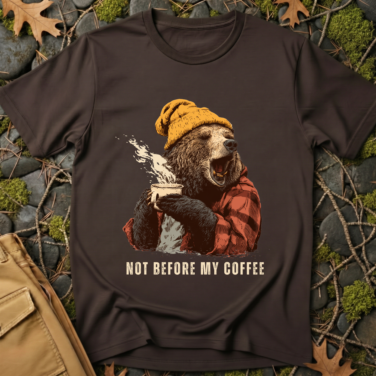 Not Before My Coffee Bear T-Shirt