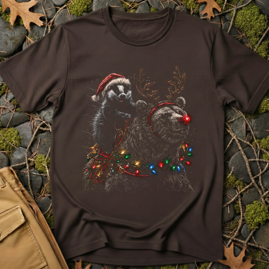 Badger & Bear Holiday Express T-Shirt