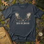 “Deck the Antlers” Christmas T-Shirt