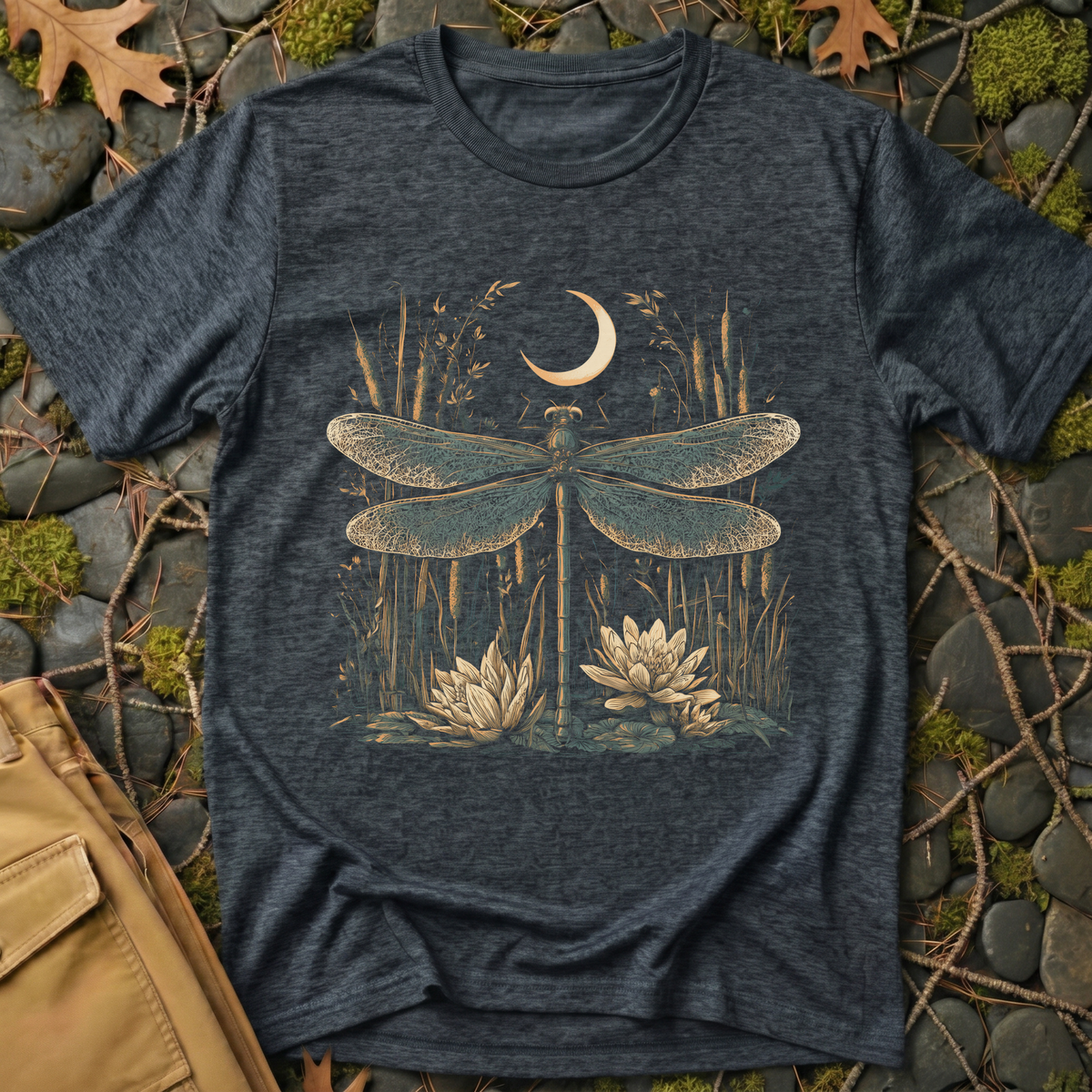 Moonlit Dragonfly T-Shirt