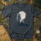 Moonlit Echo – Wolf & Wilderness T-Shirt