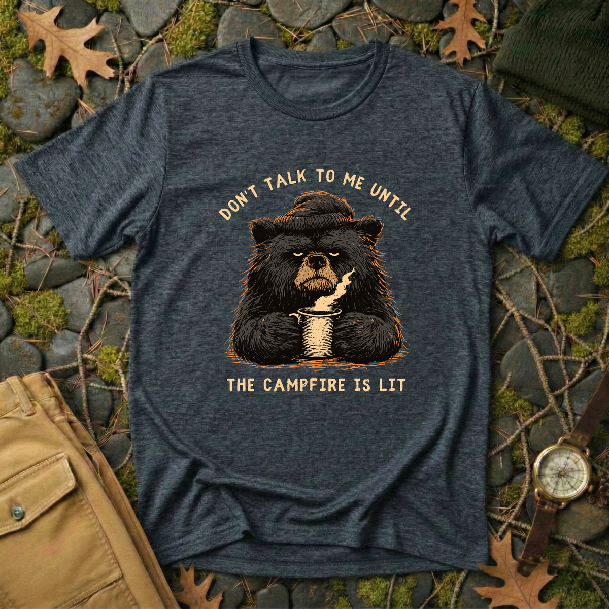 Campfire Bear T-Shirt