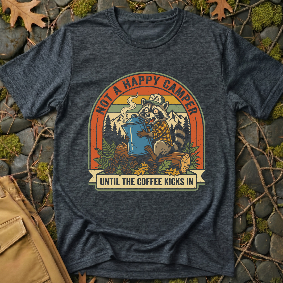 Happy Camper Raccoon T-Shirt