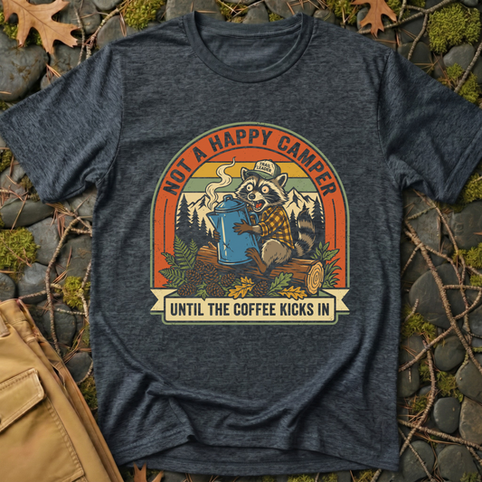 Happy Camper Raccoon T-Shirt