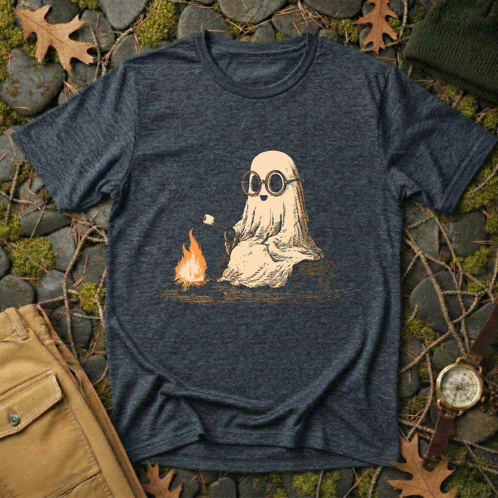 Cozy Campfire Ghost T-Shirt