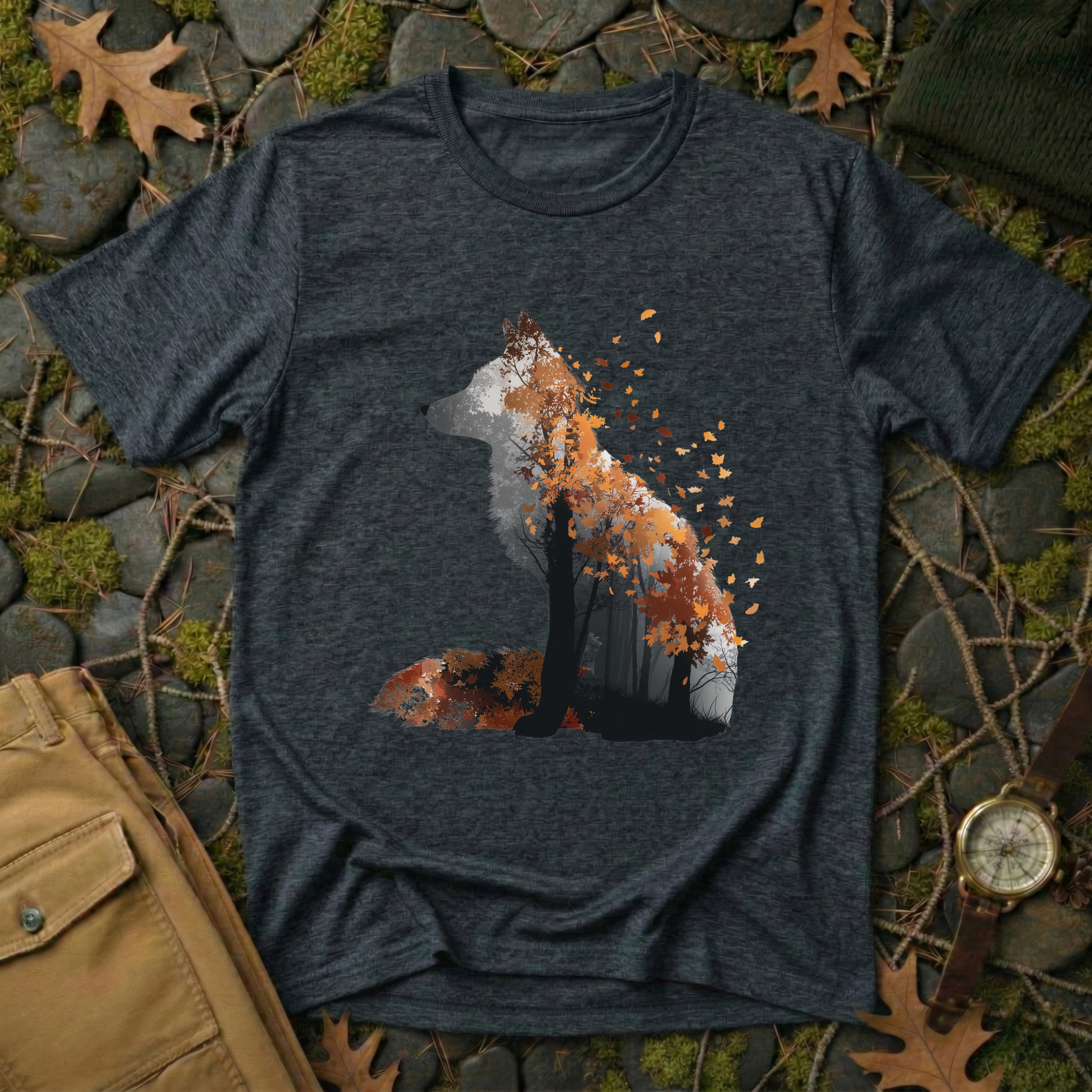 Autumn Wolf Nature T-Shirt