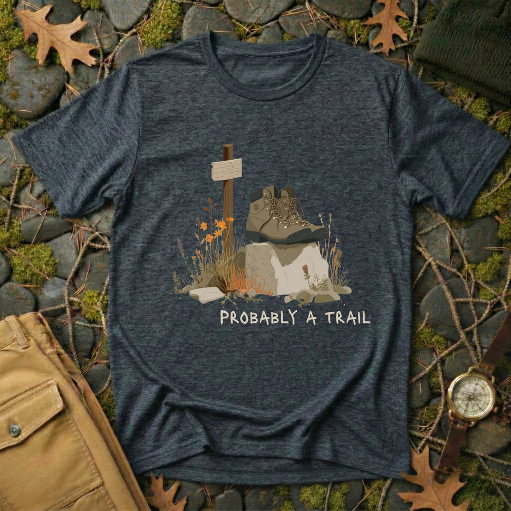 Probably a Trail - Hiking Humor T-Shirt