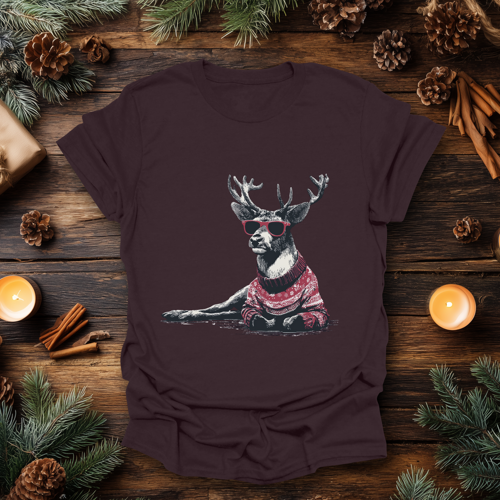 Sleighin’ It Reindeer T-Shirt