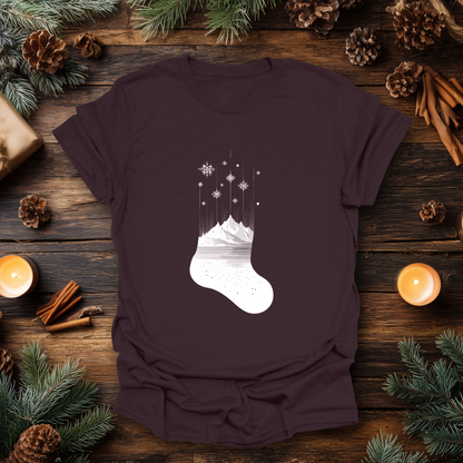 Alpine Christmas Stocking T-Shirt