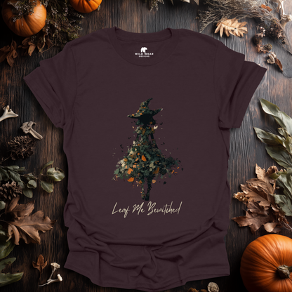 Leaf Me Bewitched Witch T-Shirt