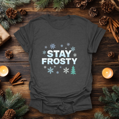 Stay Frosty – Chill Vibes Winter T-Shirt