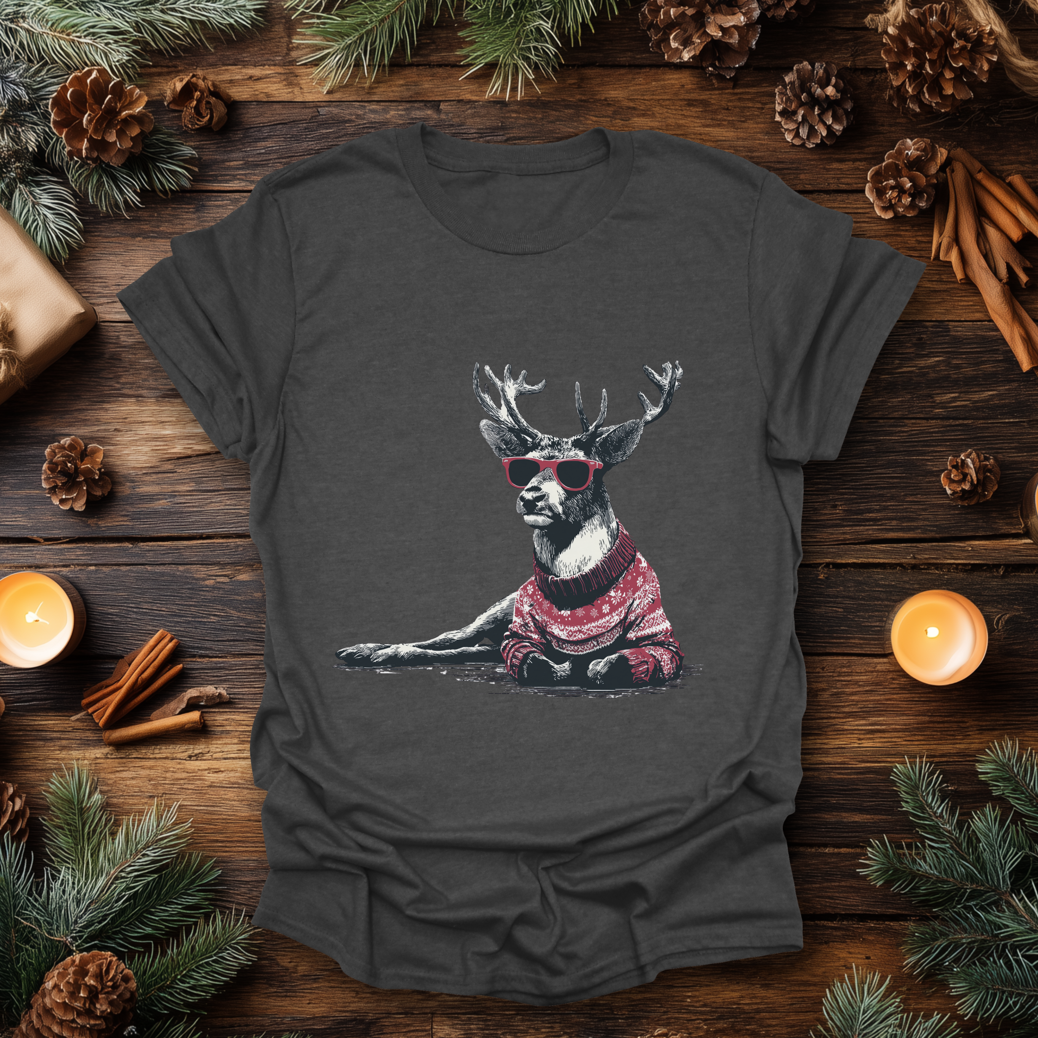 Sleighin’ It Reindeer T-Shirt
