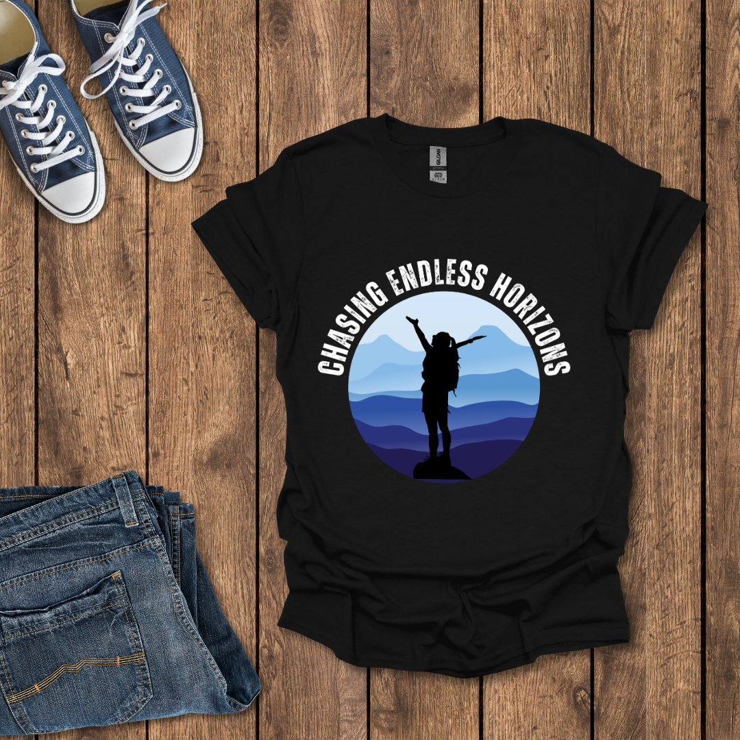 Chasing Endless Horizons: Hiking T-Shirt