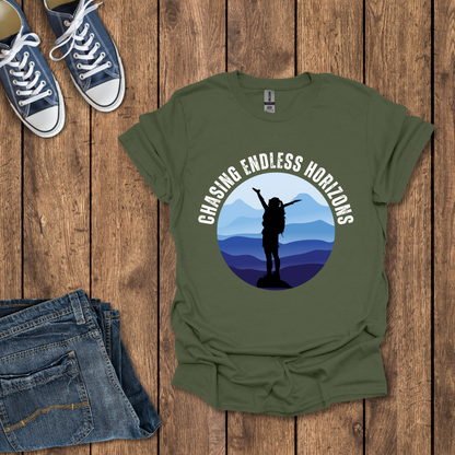 Chasing Endless Horizons: Hiking T-Shirt