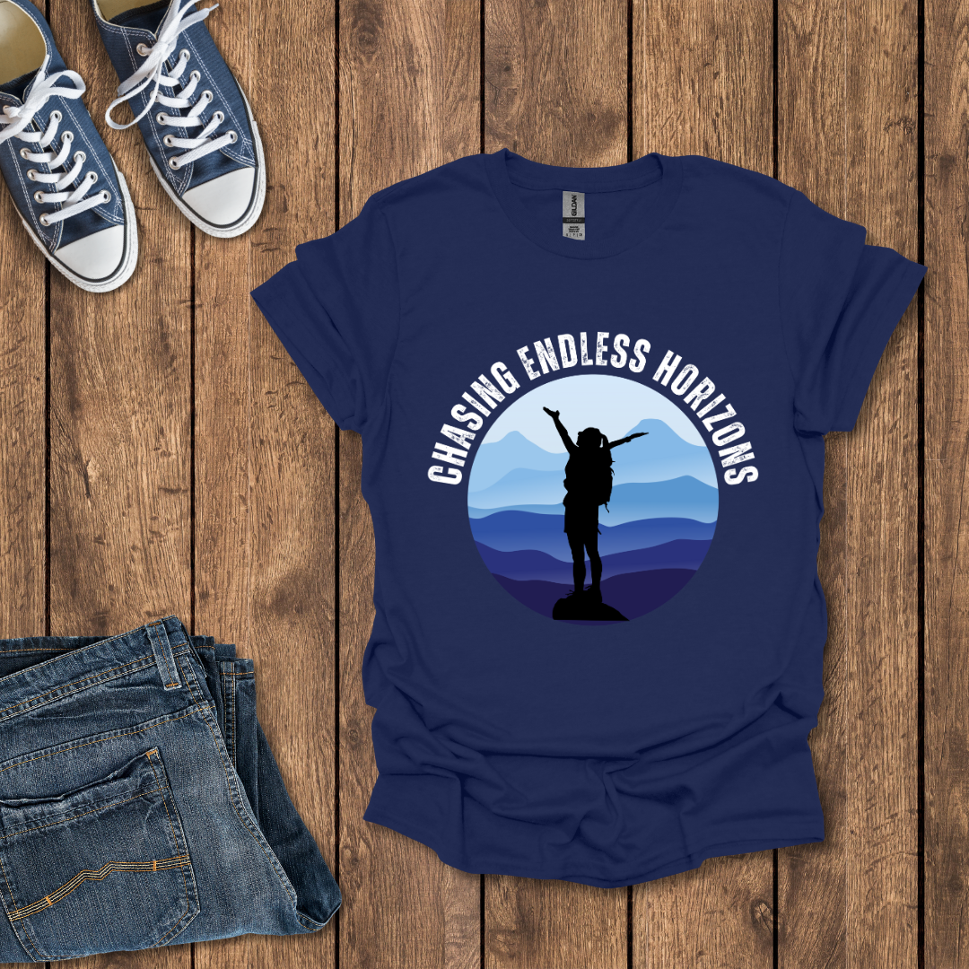 Chasing Endless Horizons: Hiking T-Shirt