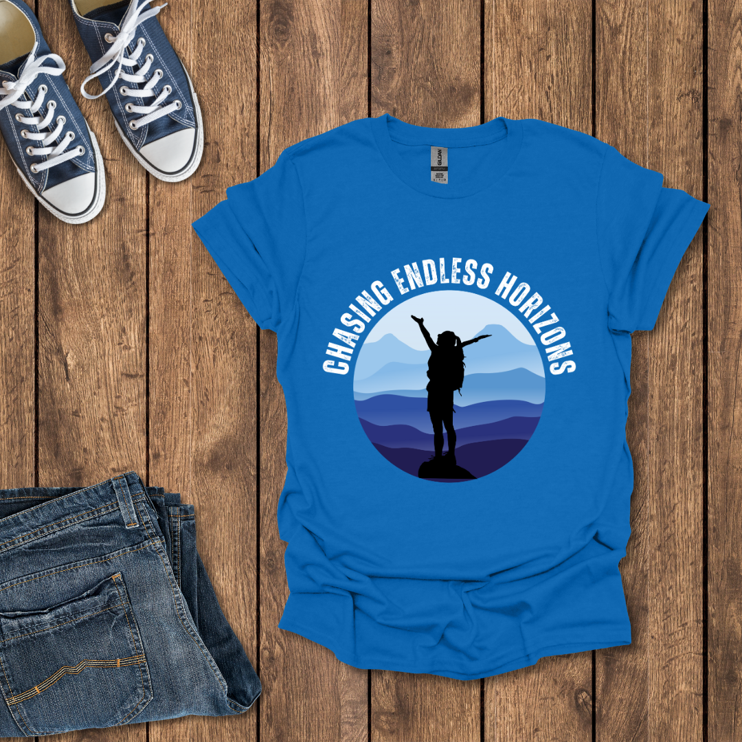 Chasing Endless Horizons: Hiking T-Shirt