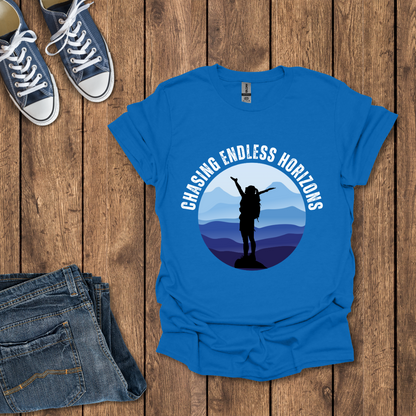 Chasing Endless Horizons: Hiking T-Shirt