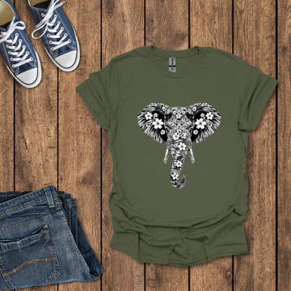 Flowered Tusk T-Shirt