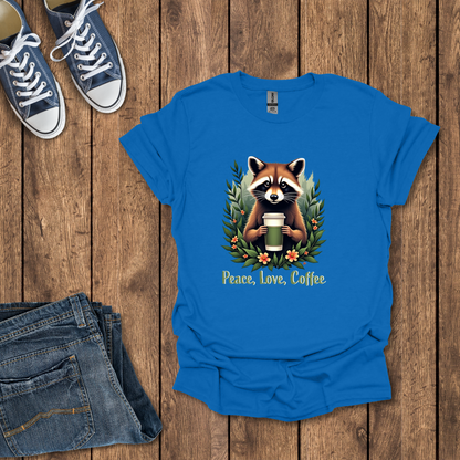 Peace, Love, Coffee T-Shirt