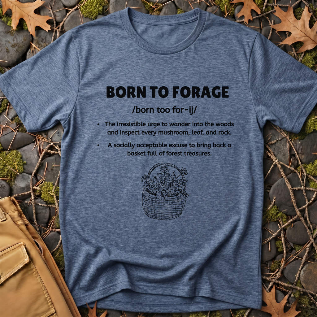 Born to Forage Definition T-Shirt