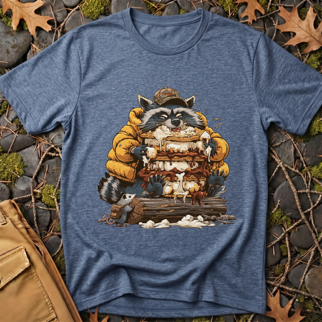 S'mores Expert Raccoon T-Shirt