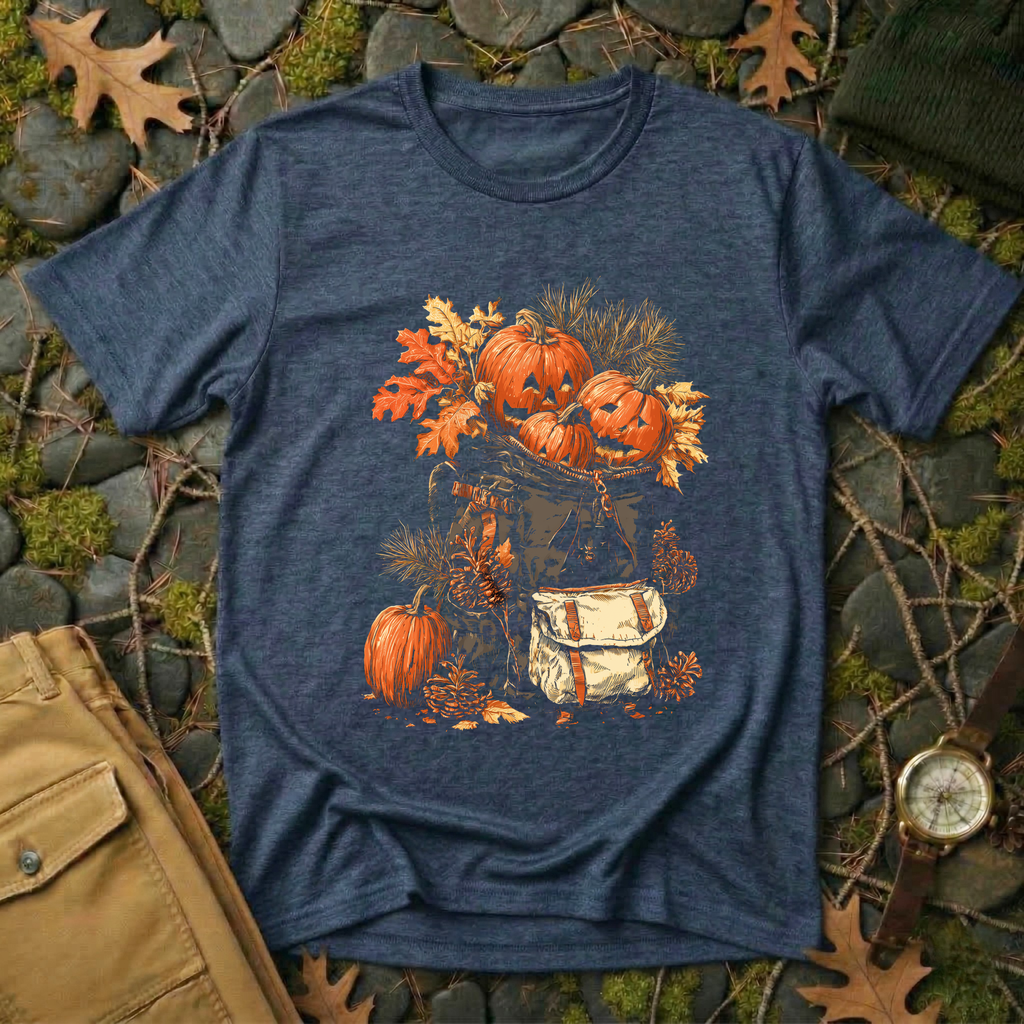 Pumpkin Backpack T-Shirt
