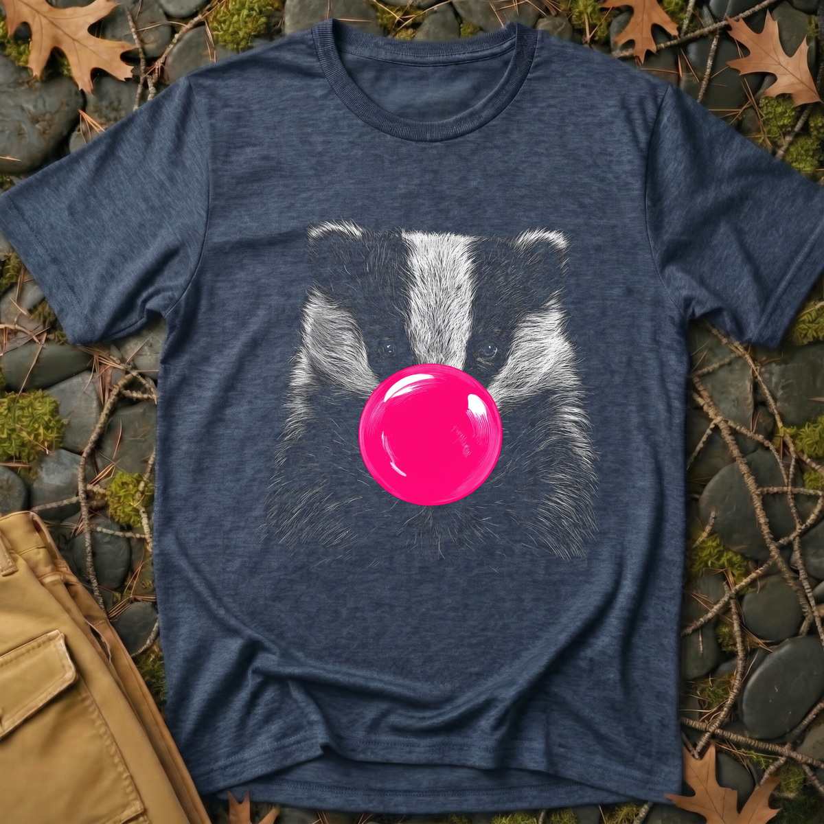 Bubblegum Badger T-Shirt