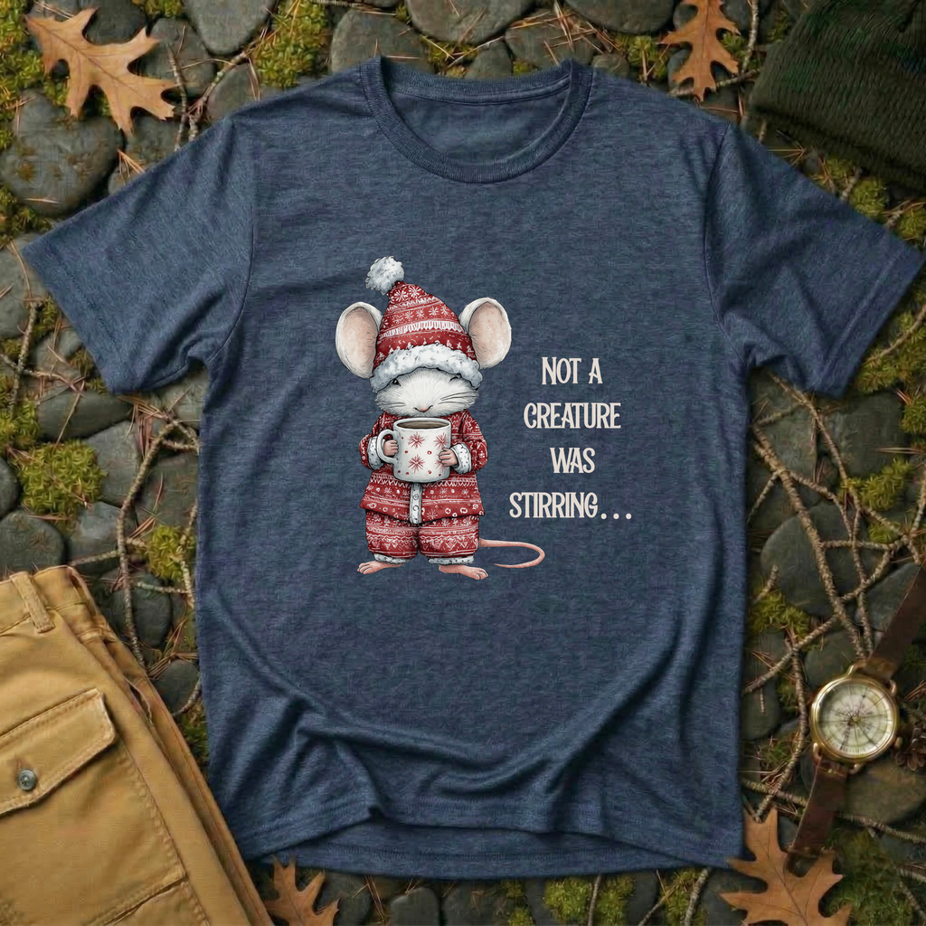 Not a creature was stirring… Christmas T-Shirt