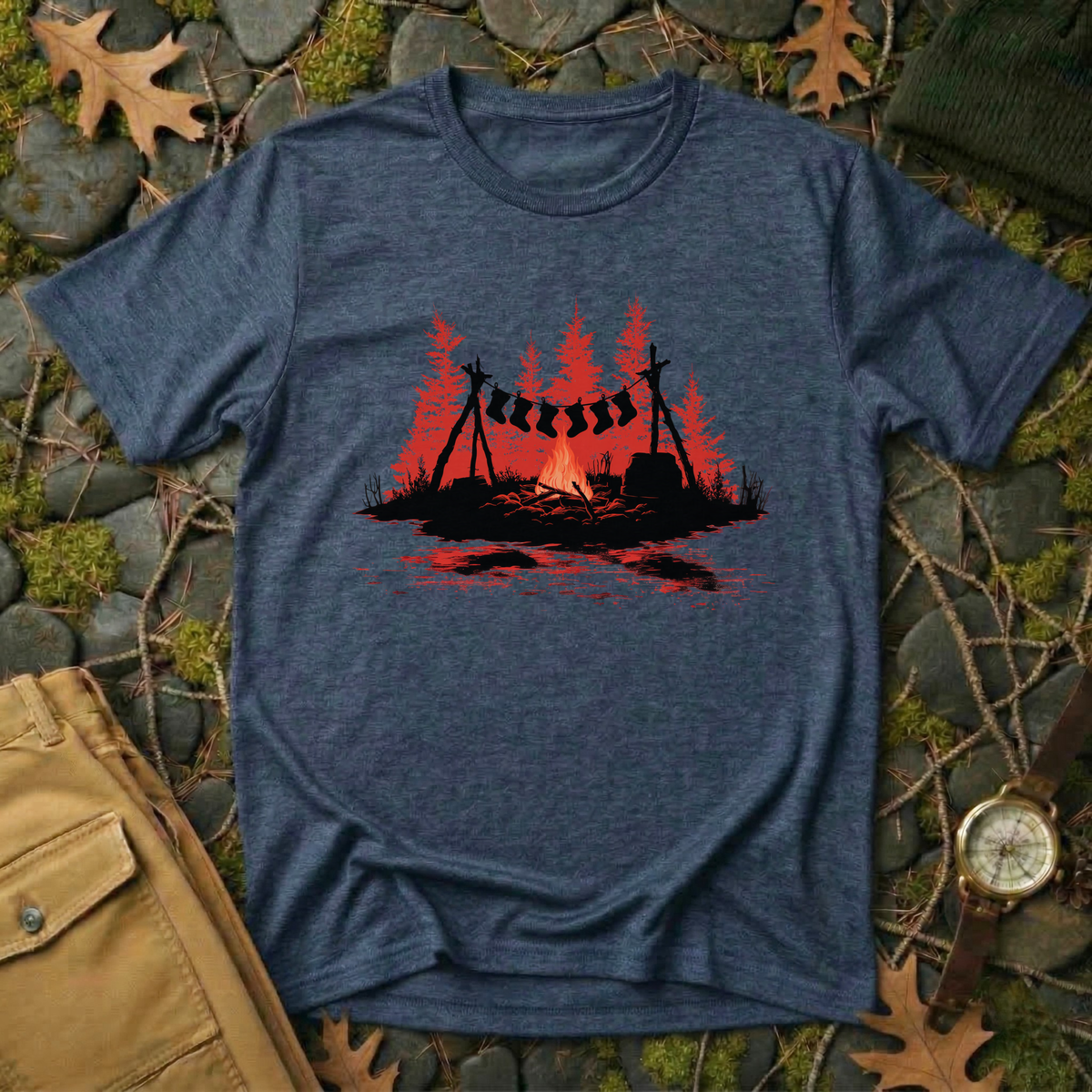 Campfire Christmas T-Shirt