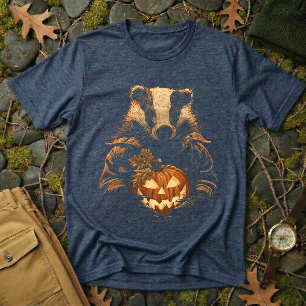 Badger & Jack-o'-Lantern T-Shirt